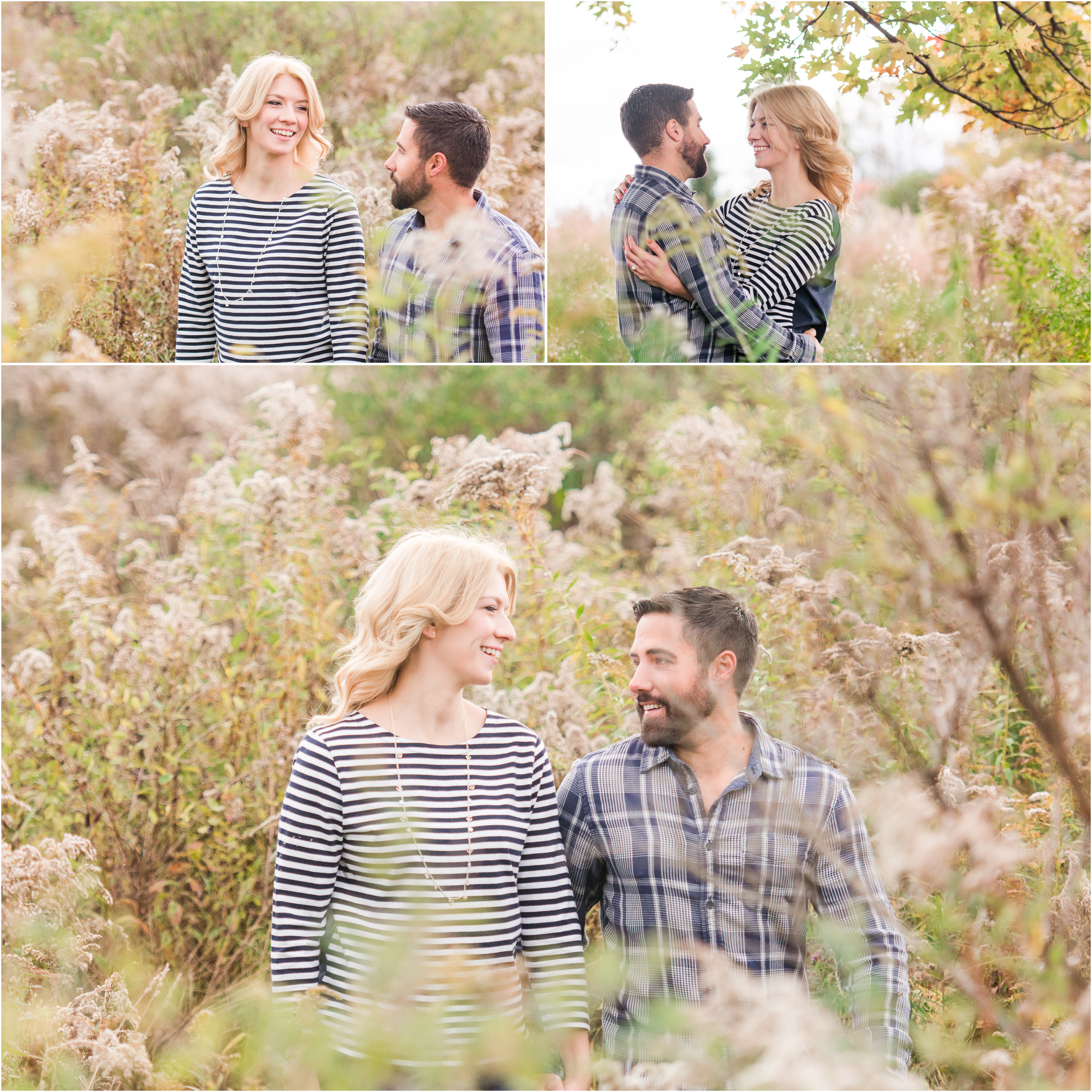 Autumn Engagement Session in Tully, New York.