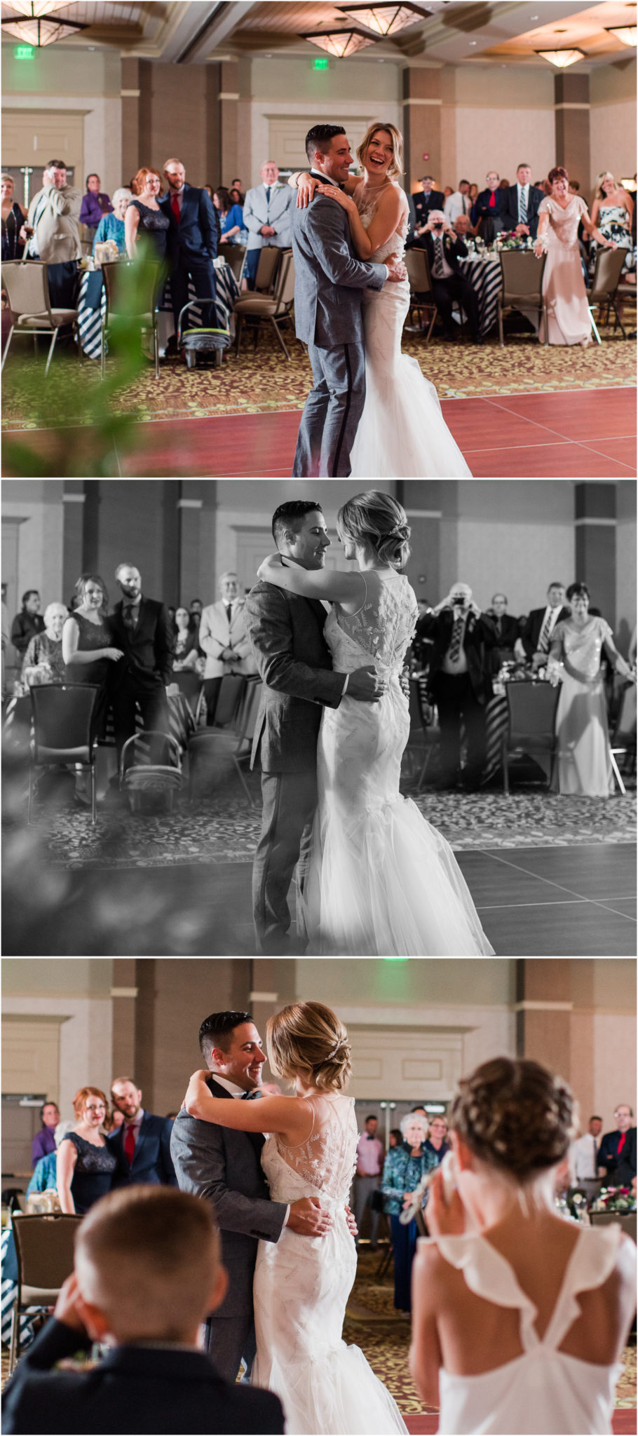 1000 Islands Harbor Hotel Wedding in Clayton, New York Bride & Groom First Dance