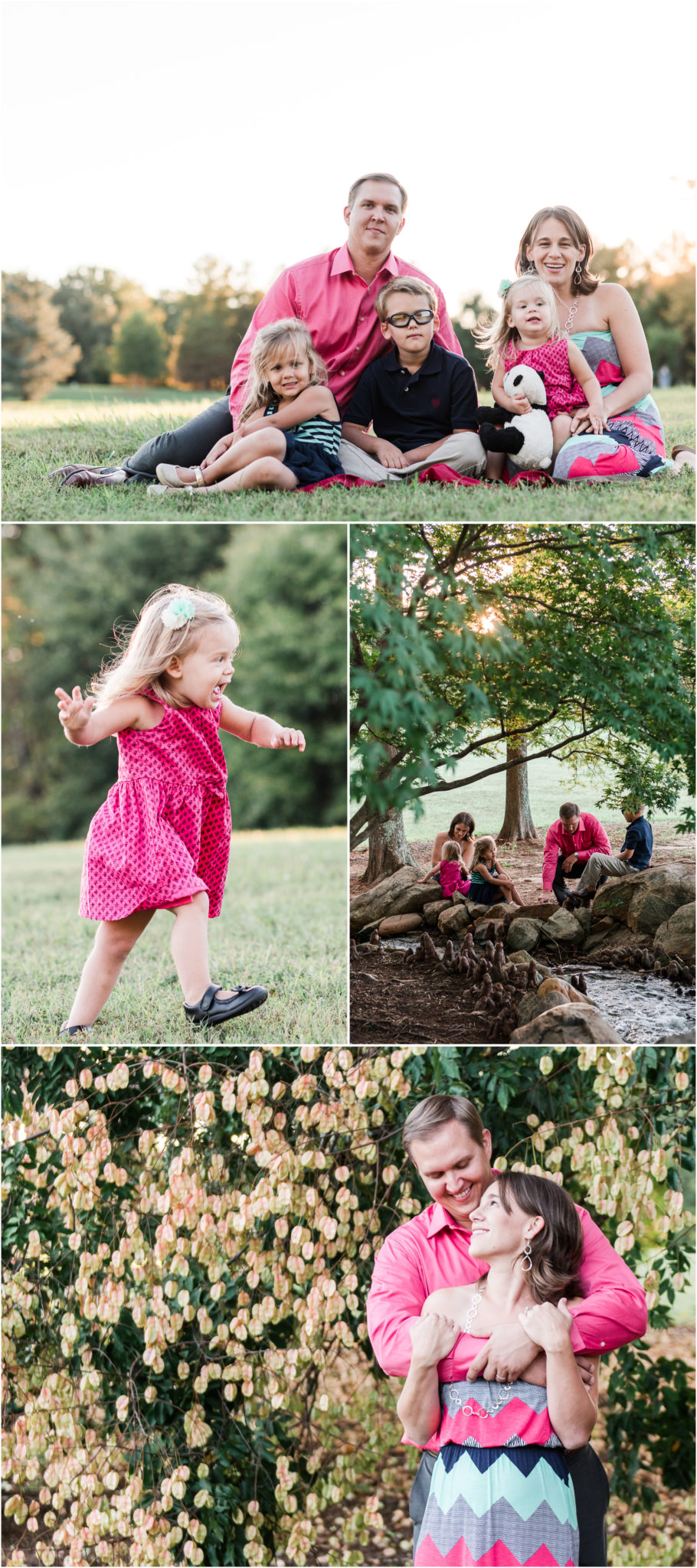 A Milliken Arboretum Family Session in Spartanburg South Carolina