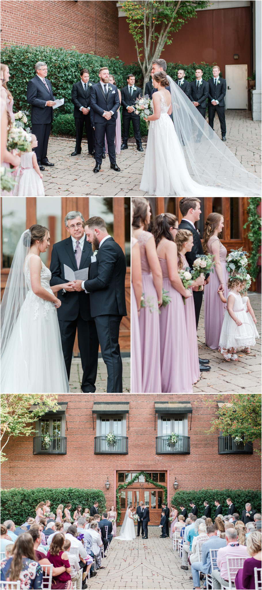 Elegant Carriage House Wedding at the Bleckley Inn Ceremony