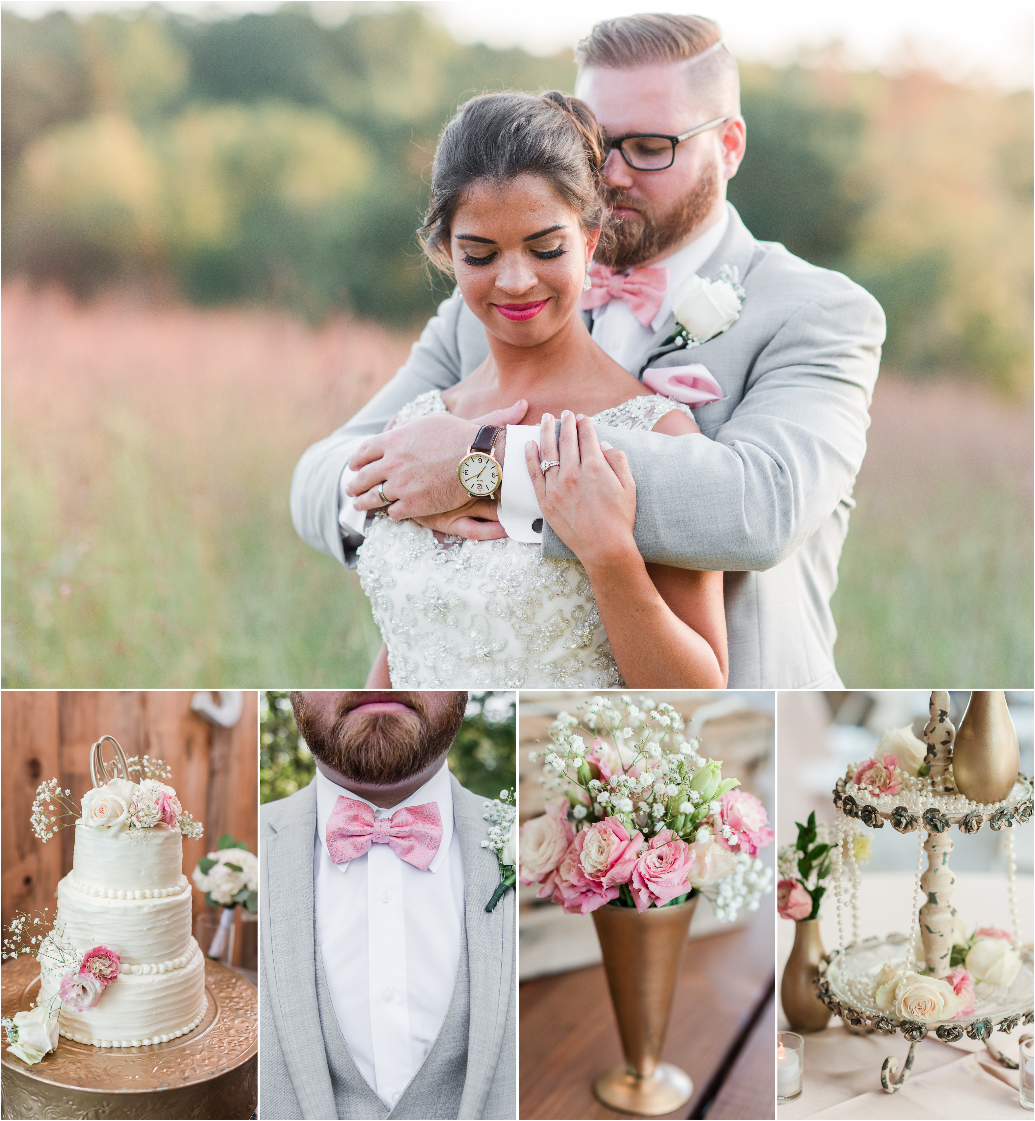 A Pink & Grey Summer Hampton Road Farms Wedding