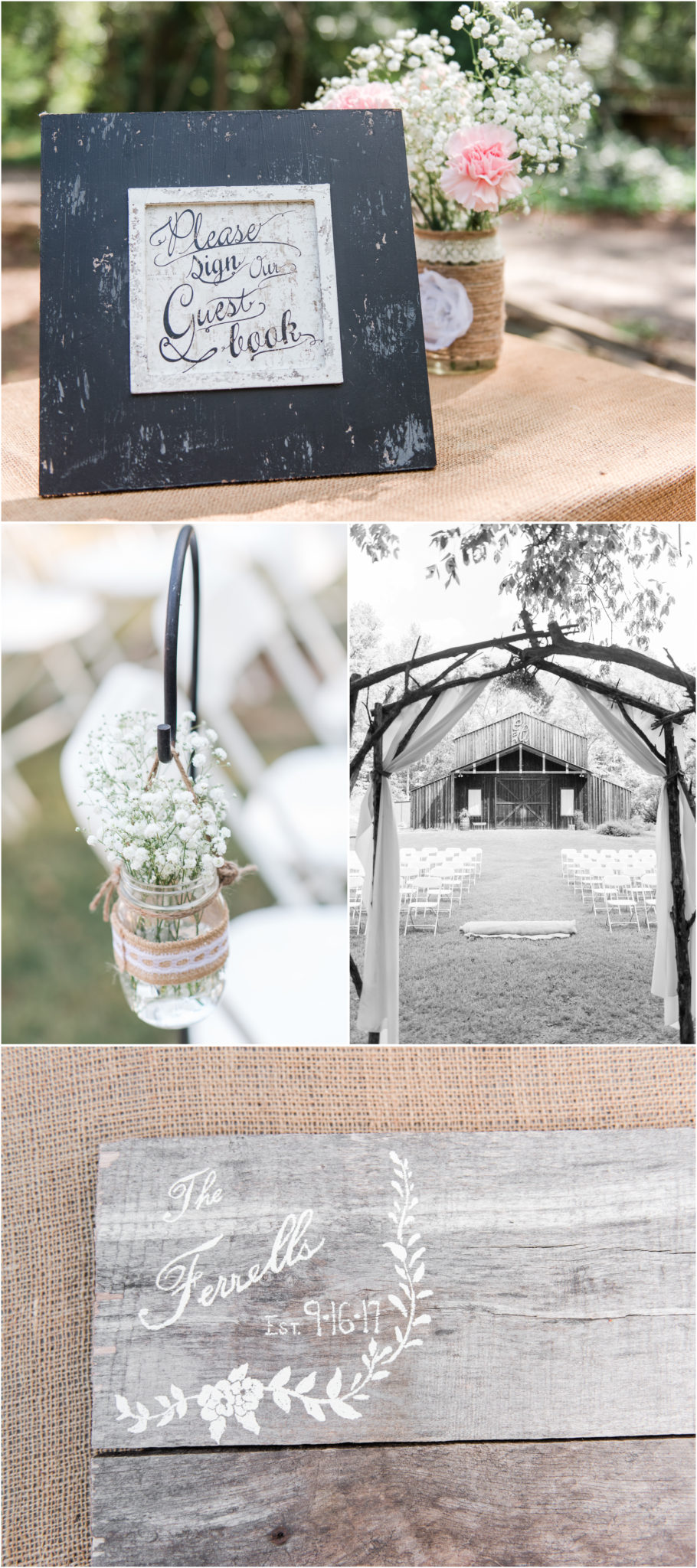 A Summer Wedding at the Barn at Greene Acres in Anderson SC Ceremony