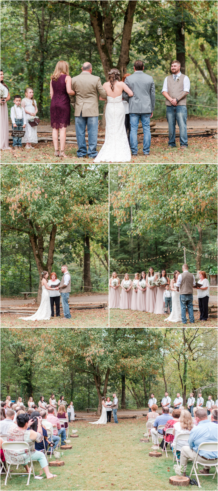 Fall Greene Acres Barn Wedding Ceremony