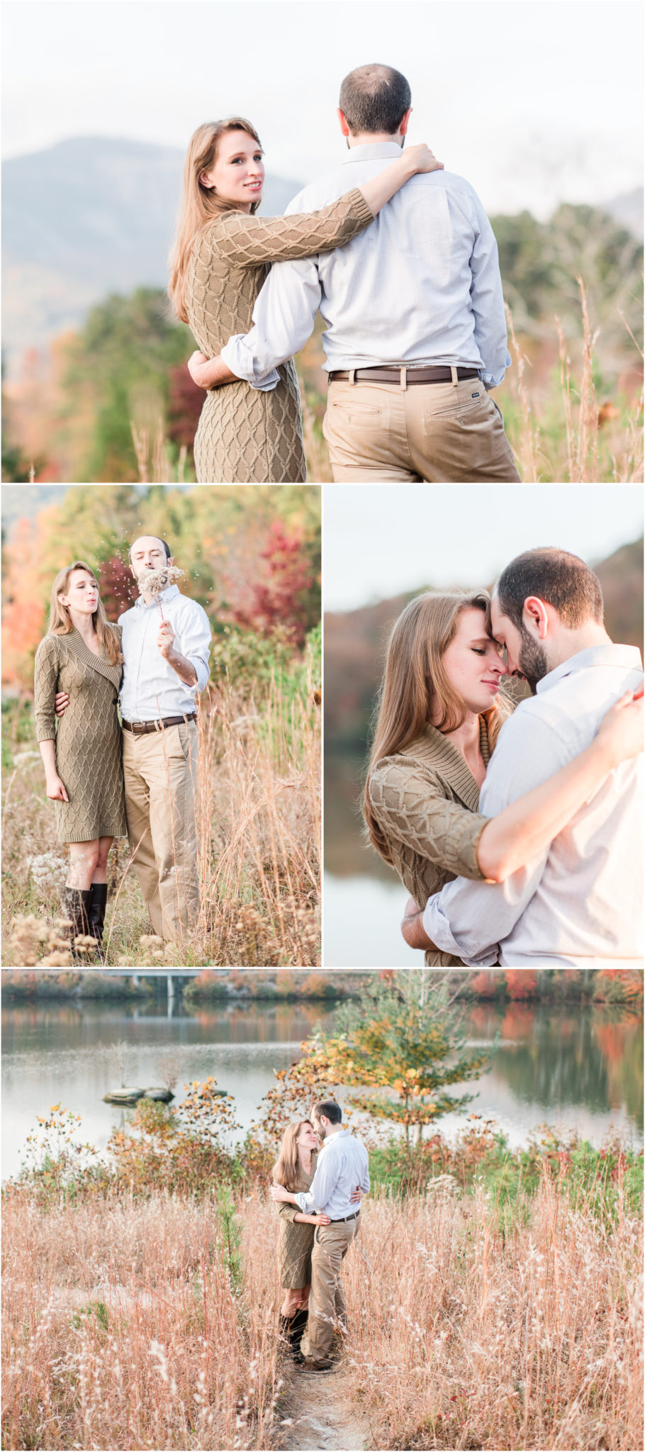 Fall Table Rock State Park Engagement 