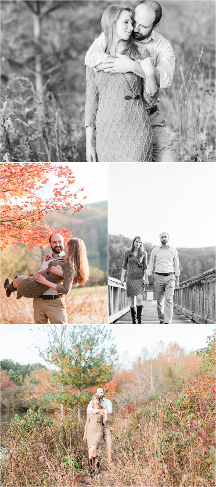 Fall Table Rock State Park Engagement Session 