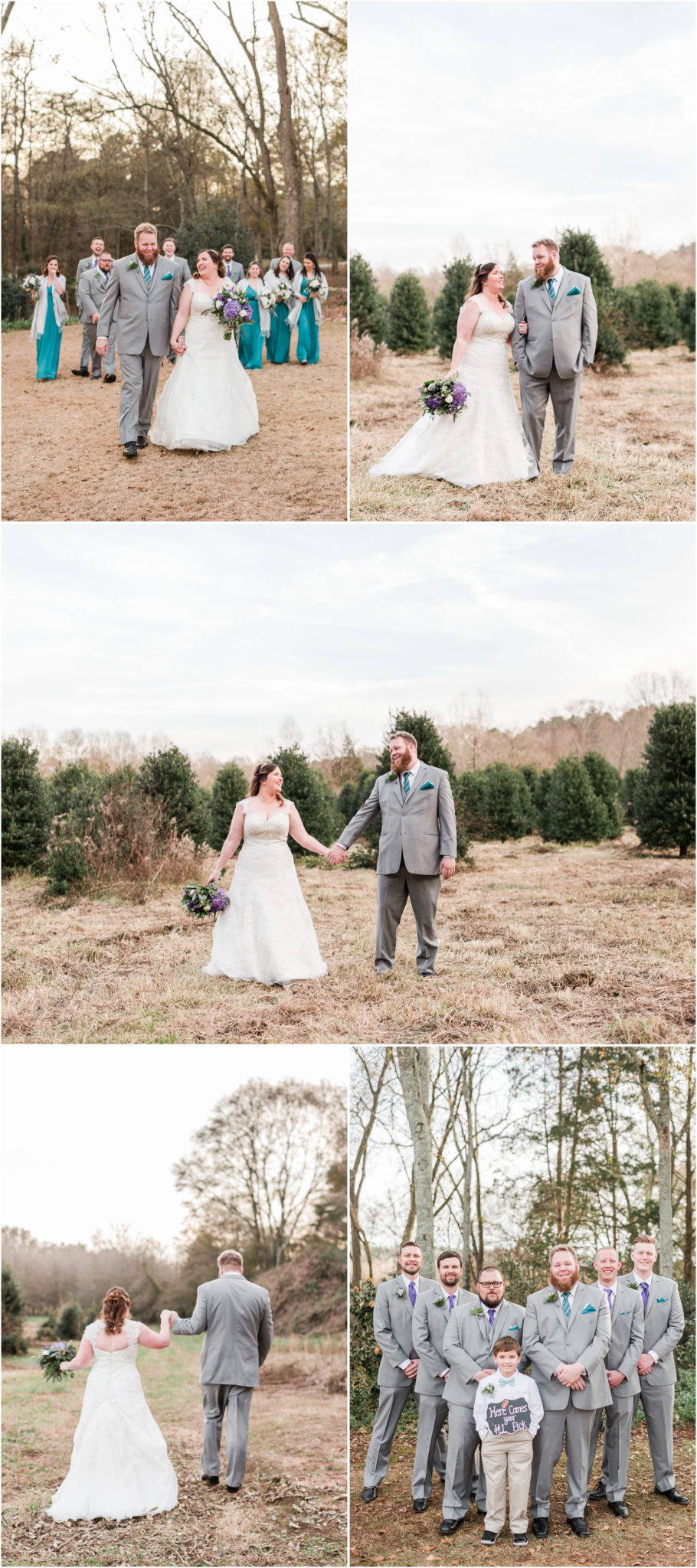 Sleepy Hollow Wedding in Clemson, South Carolina Bride and Groom Photos