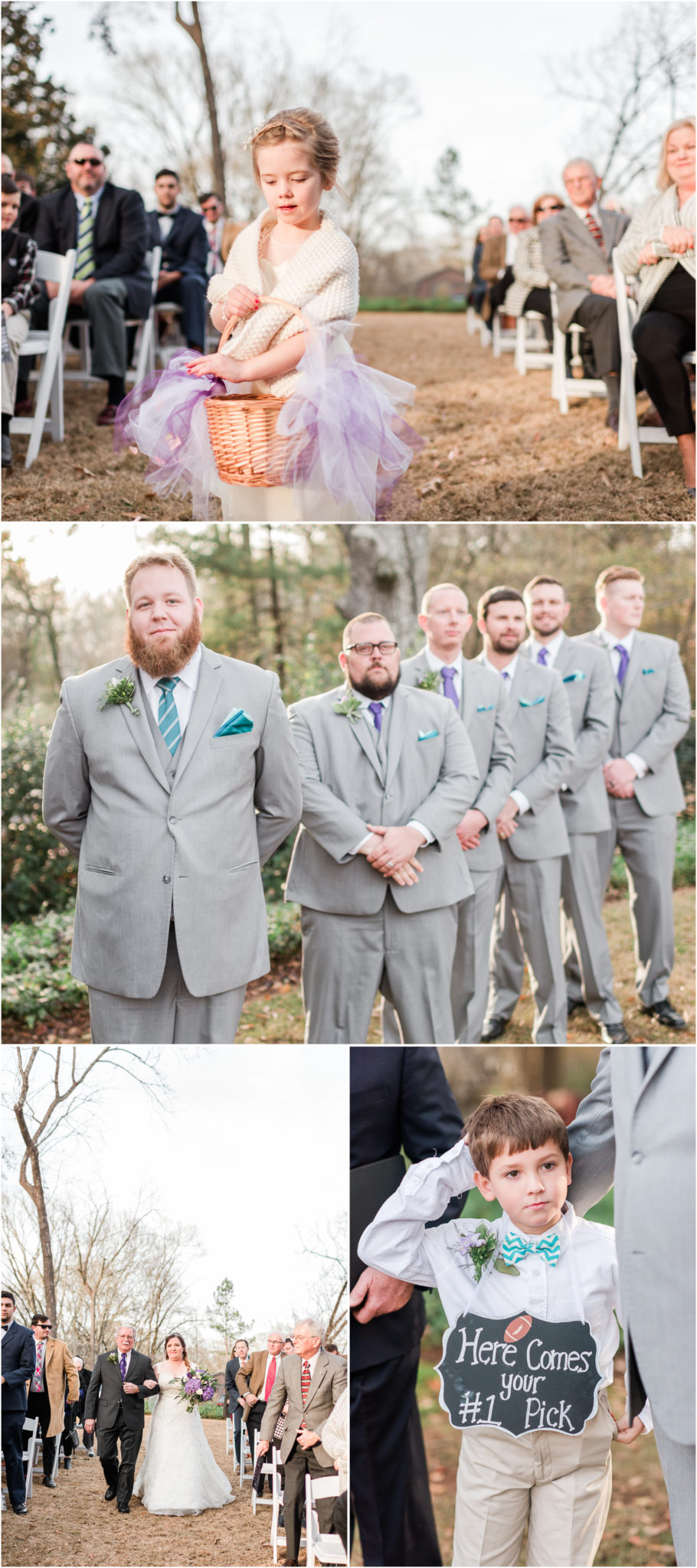 Sleepy Hollow Wedding in Clemson, South Carolina Ceremony Photos