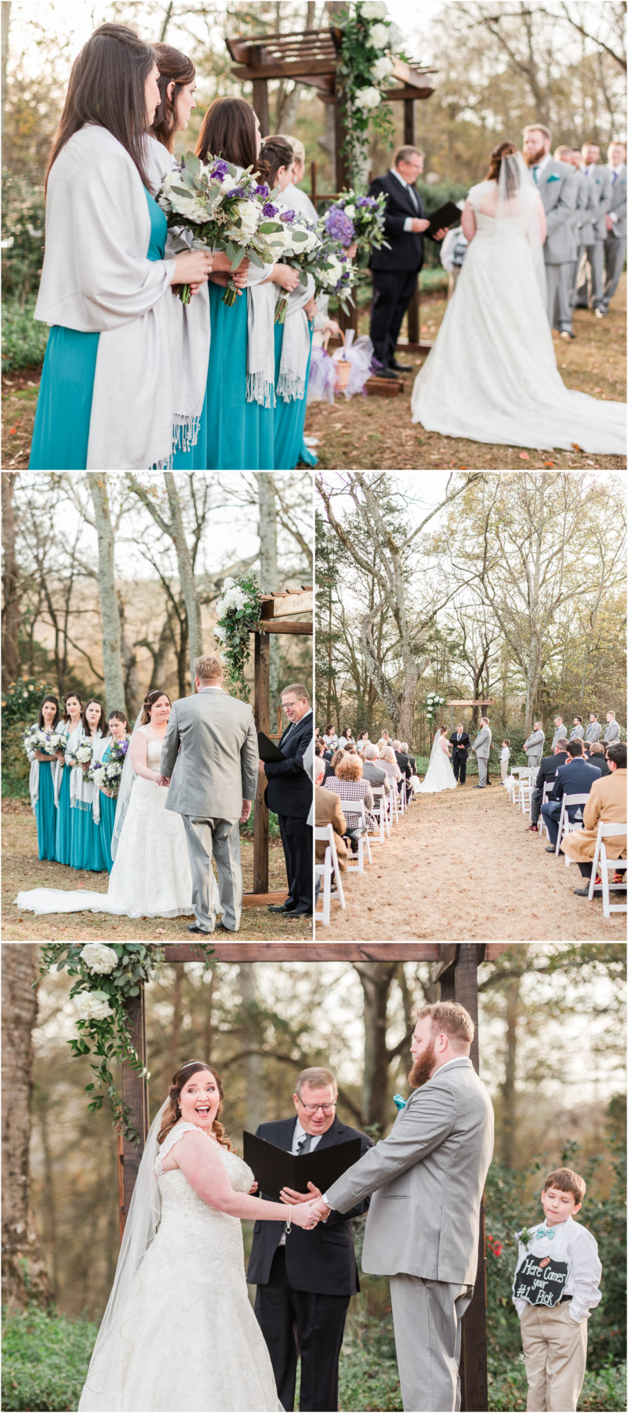 Sleepy Hollow Wedding in Clemson, South Carolina Ceremony Photos