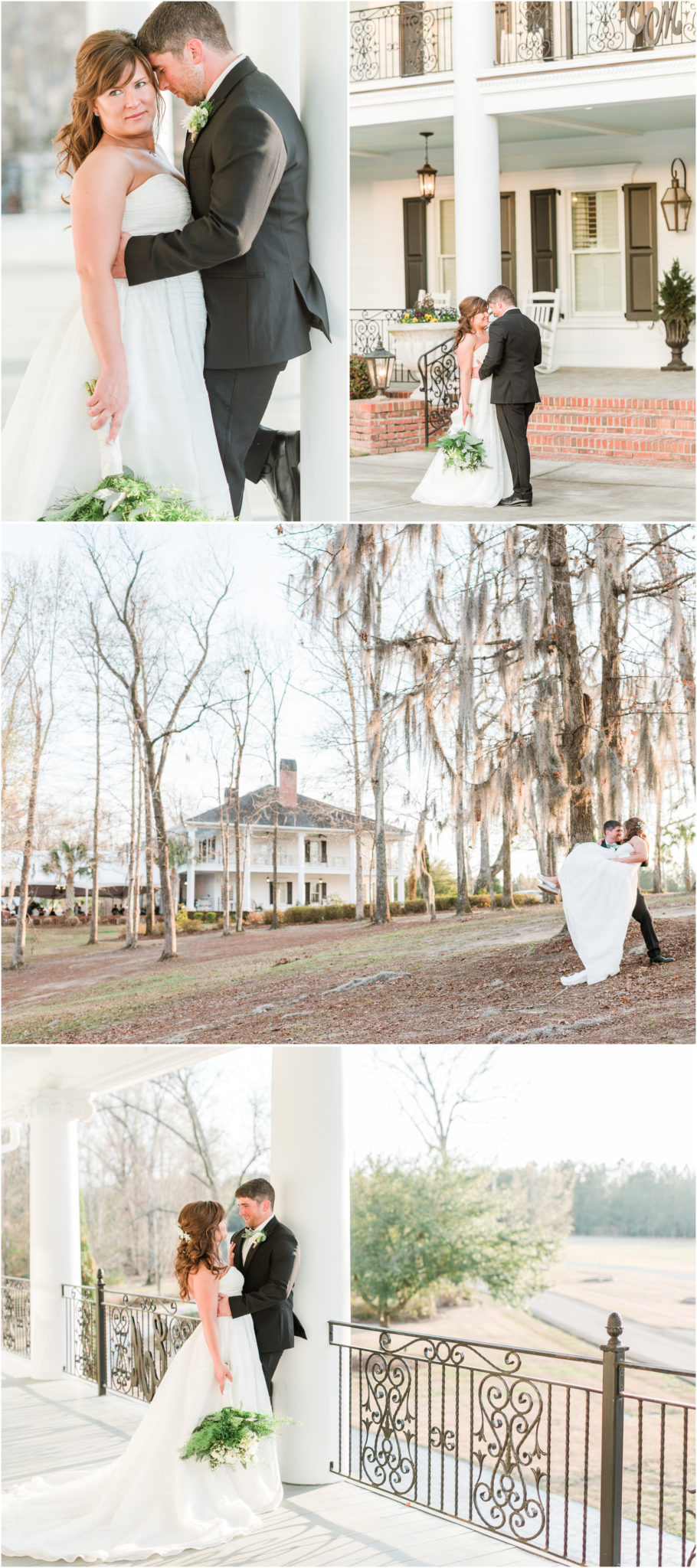 A Buck Ridge Plantation Wedding Bride and Groom Portraits