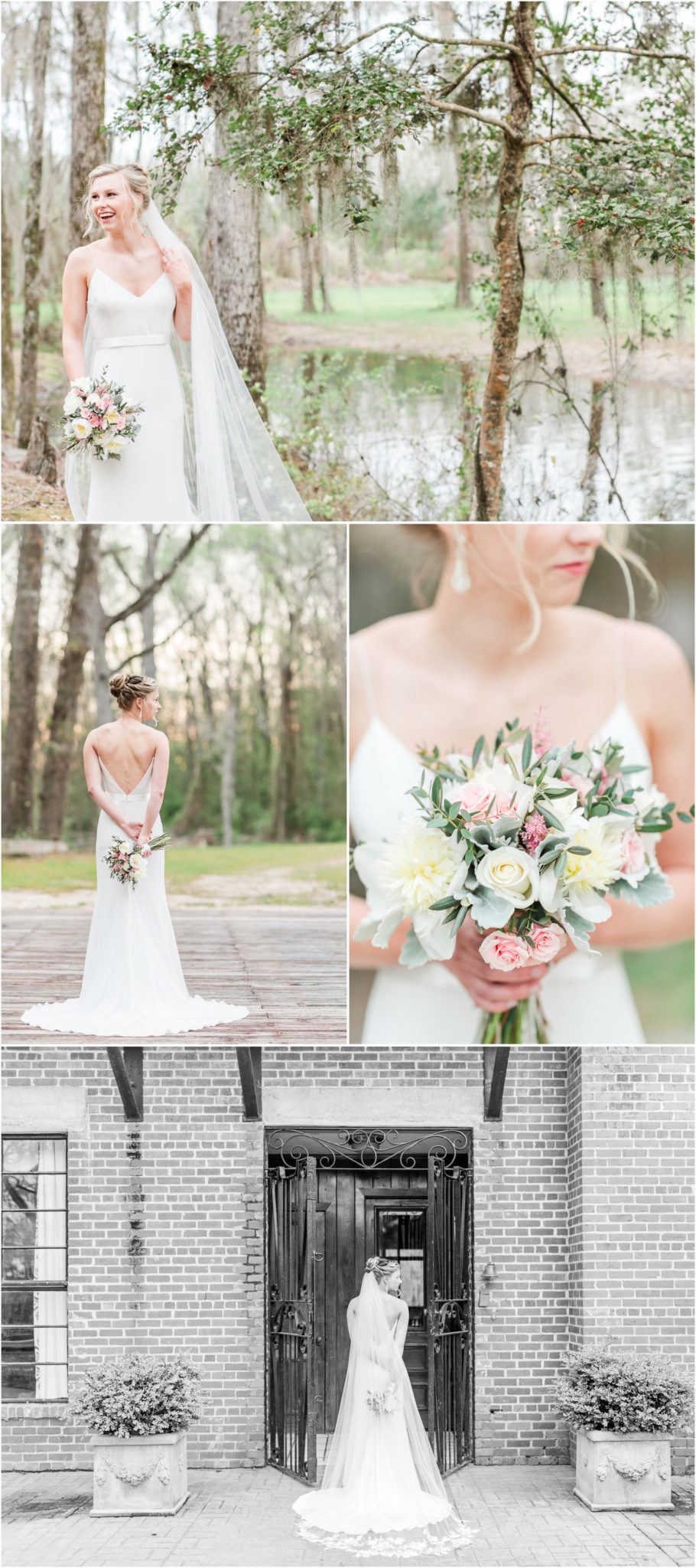 Millstone at Adams Pond Bridal Session in Columbia, SC
