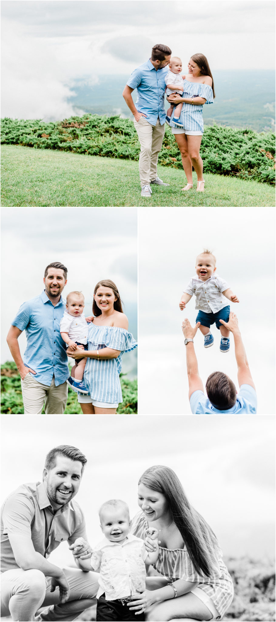 Glassy Chapel Family Session at the Cliffs in Landrum