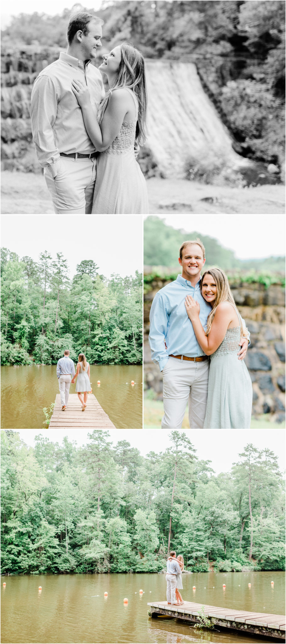 Summer Paris Mountain Engagement Session in Greenville, SC