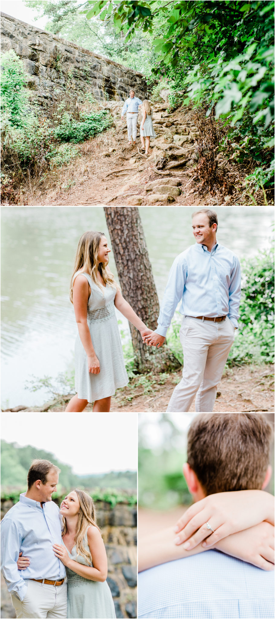 Summer Paris Mountain Engagement Session in Greenville, SC