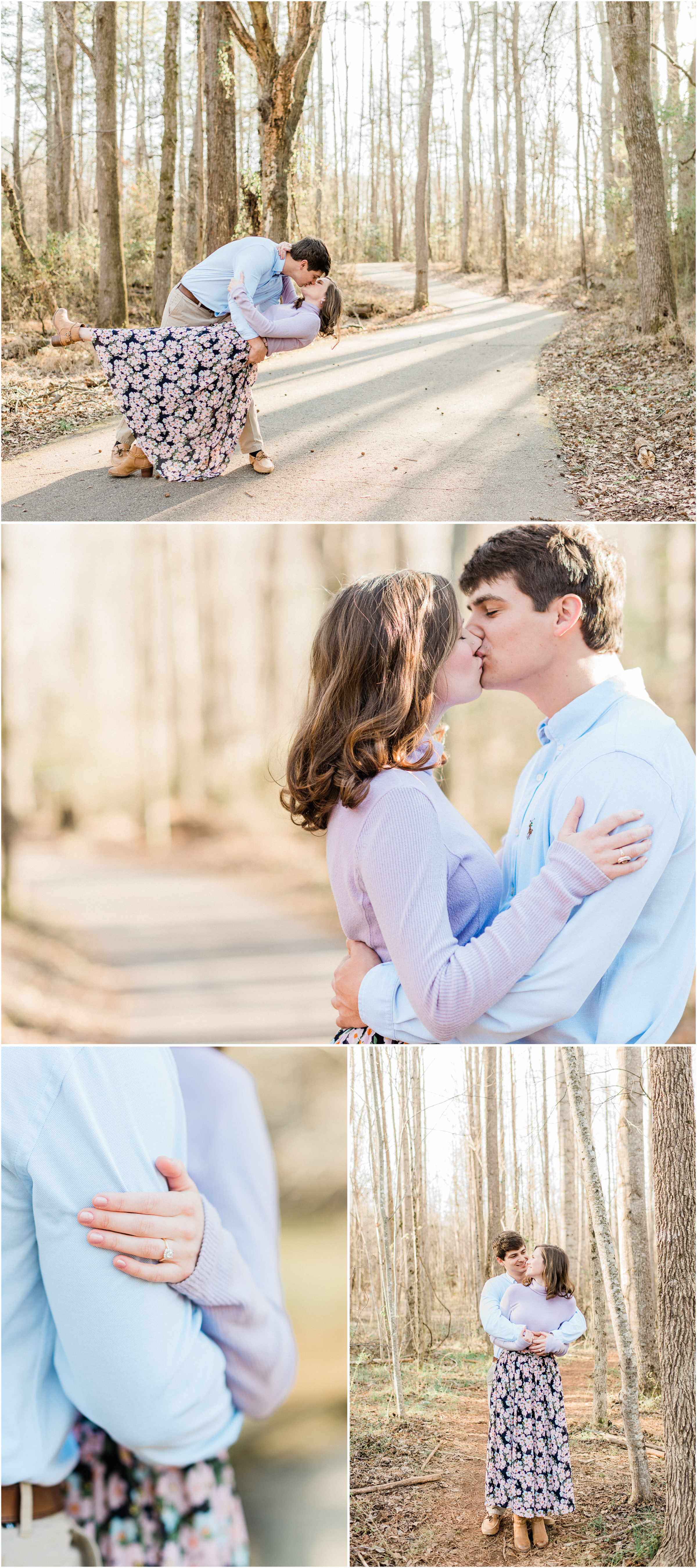 Lake Conestee engagement shoot | Greenville SC wedding photographer