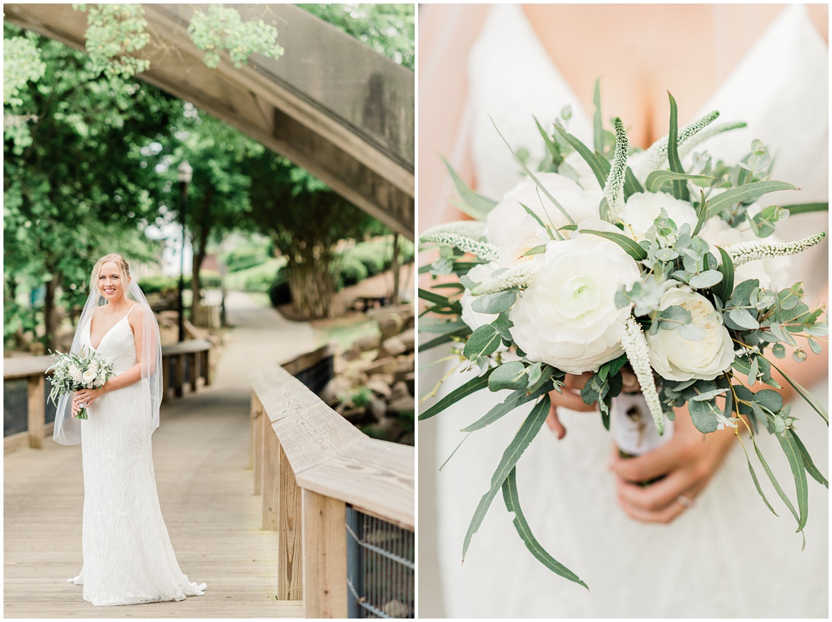 Bridal Portraits at Stone River in Columbia, SC