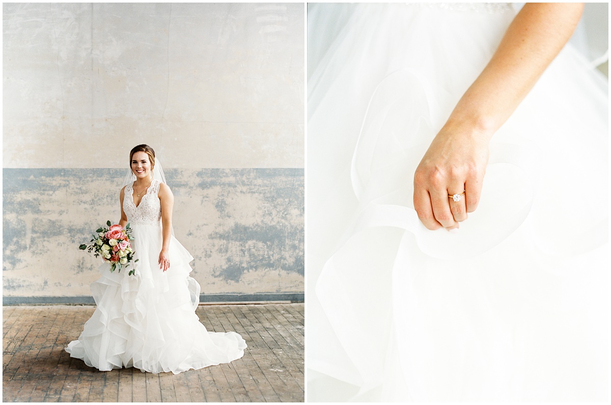 Rustic Mill Bridal Session in Taylors, SC
