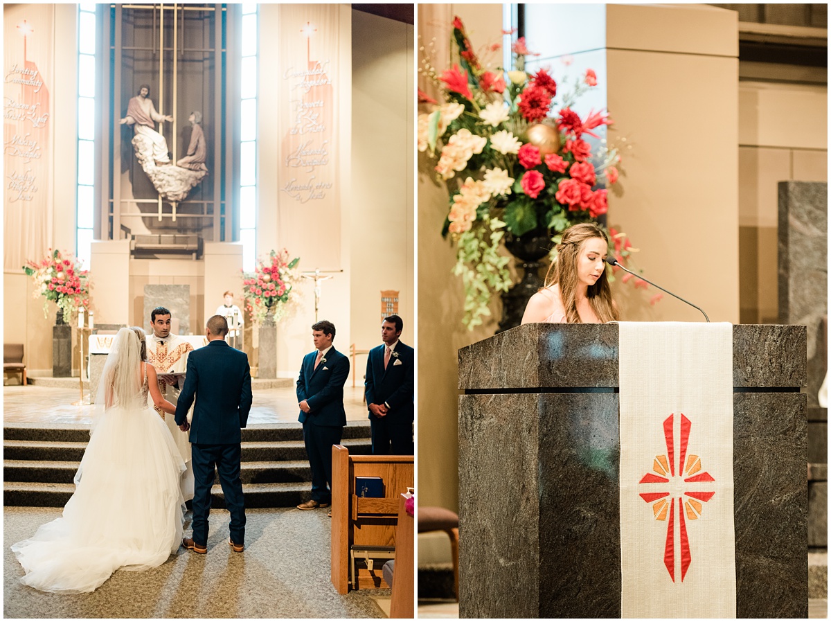 Wedding Ceremony at St. Mary Magdalene Catholic Church