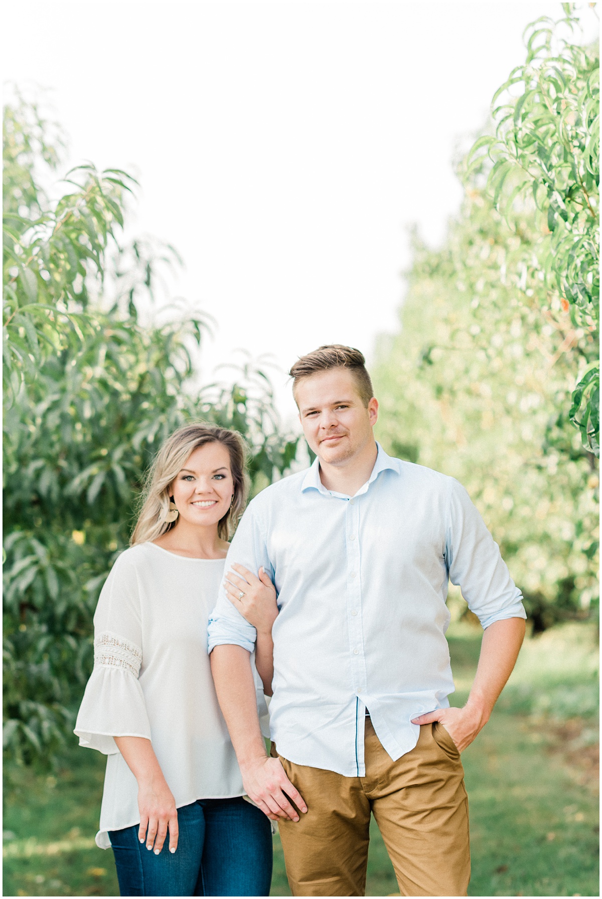 Orchard engagement session