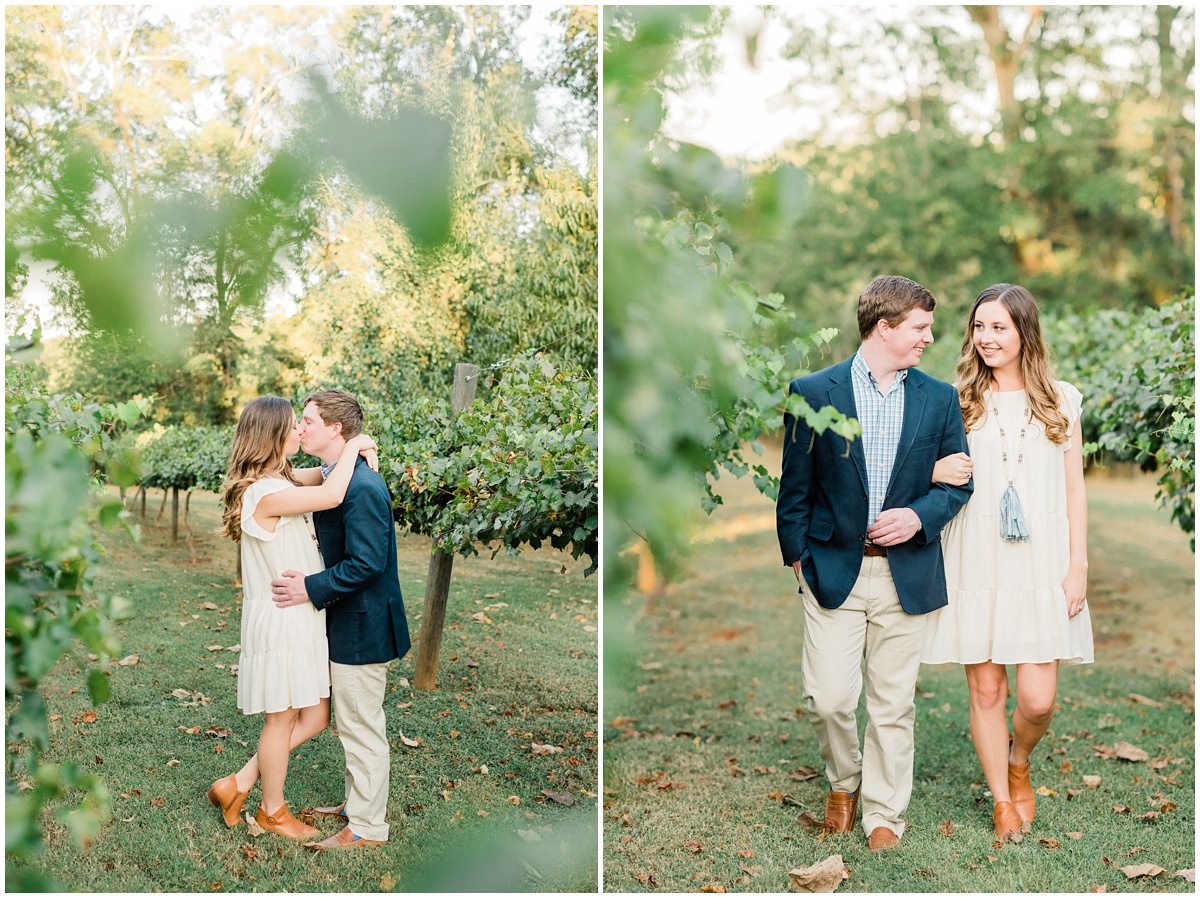 City Scape Winery Engagement Session