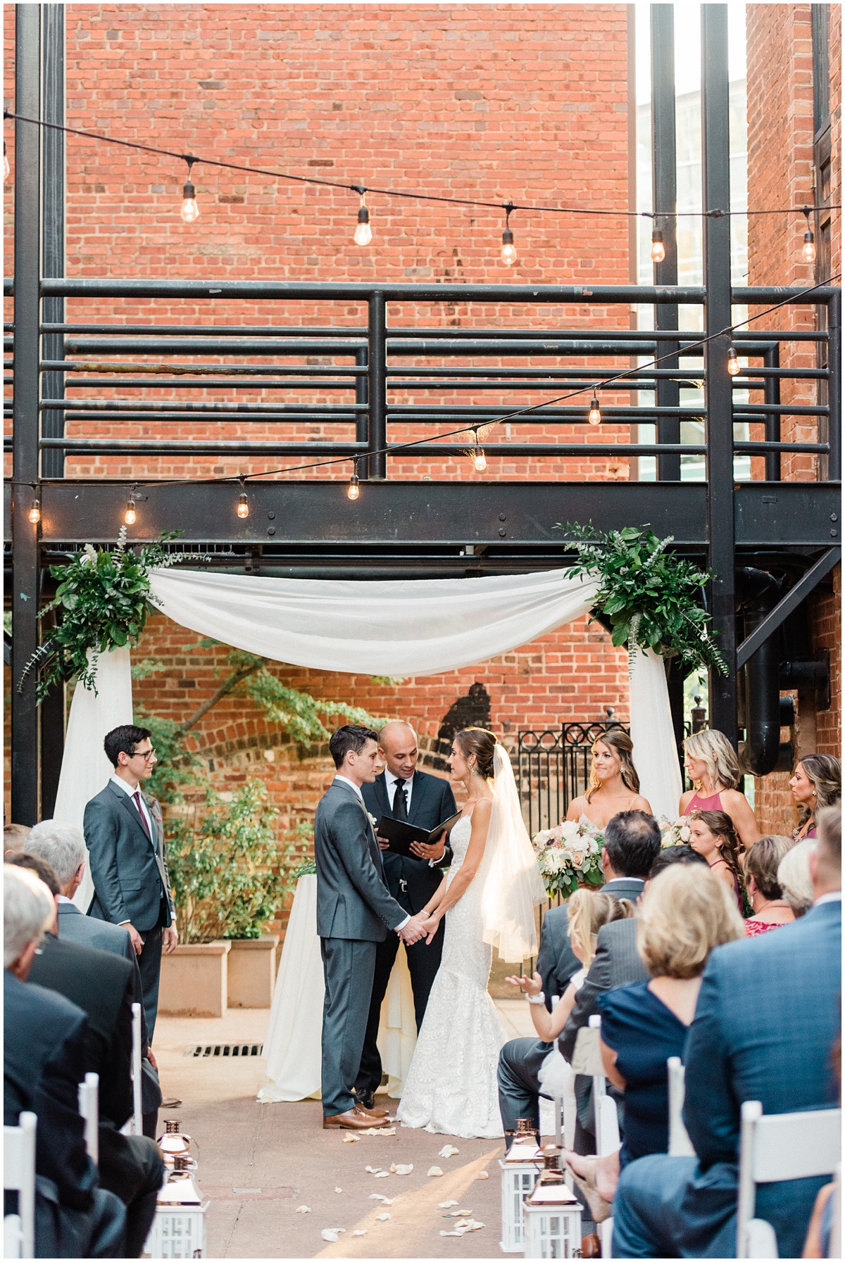Larkins Courtyard Wedding Ceremony