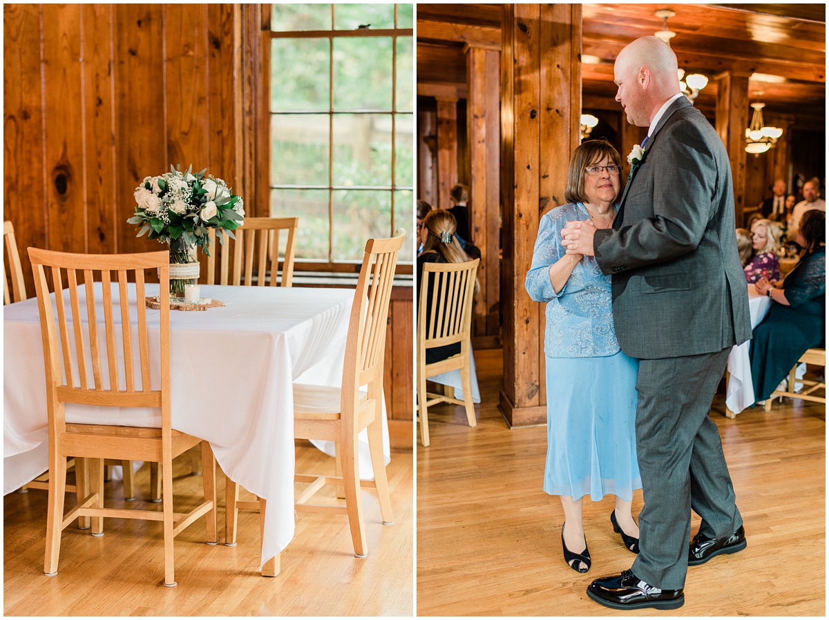 Table Rock Lodge Wedding Reception