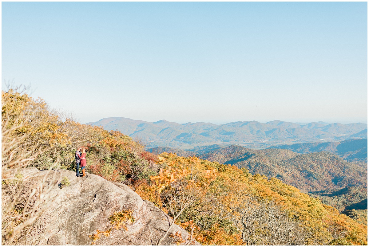 Mountain Engagement Session in North Carolina