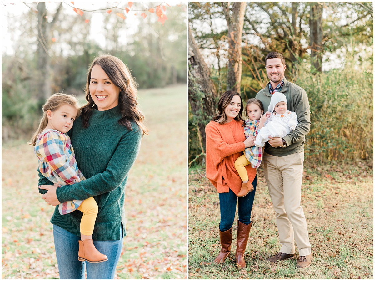 Fall family photos with extended family