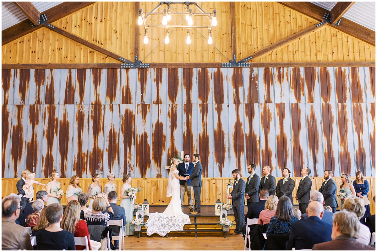 Jeter Mountain Farm Wedding Ceremony