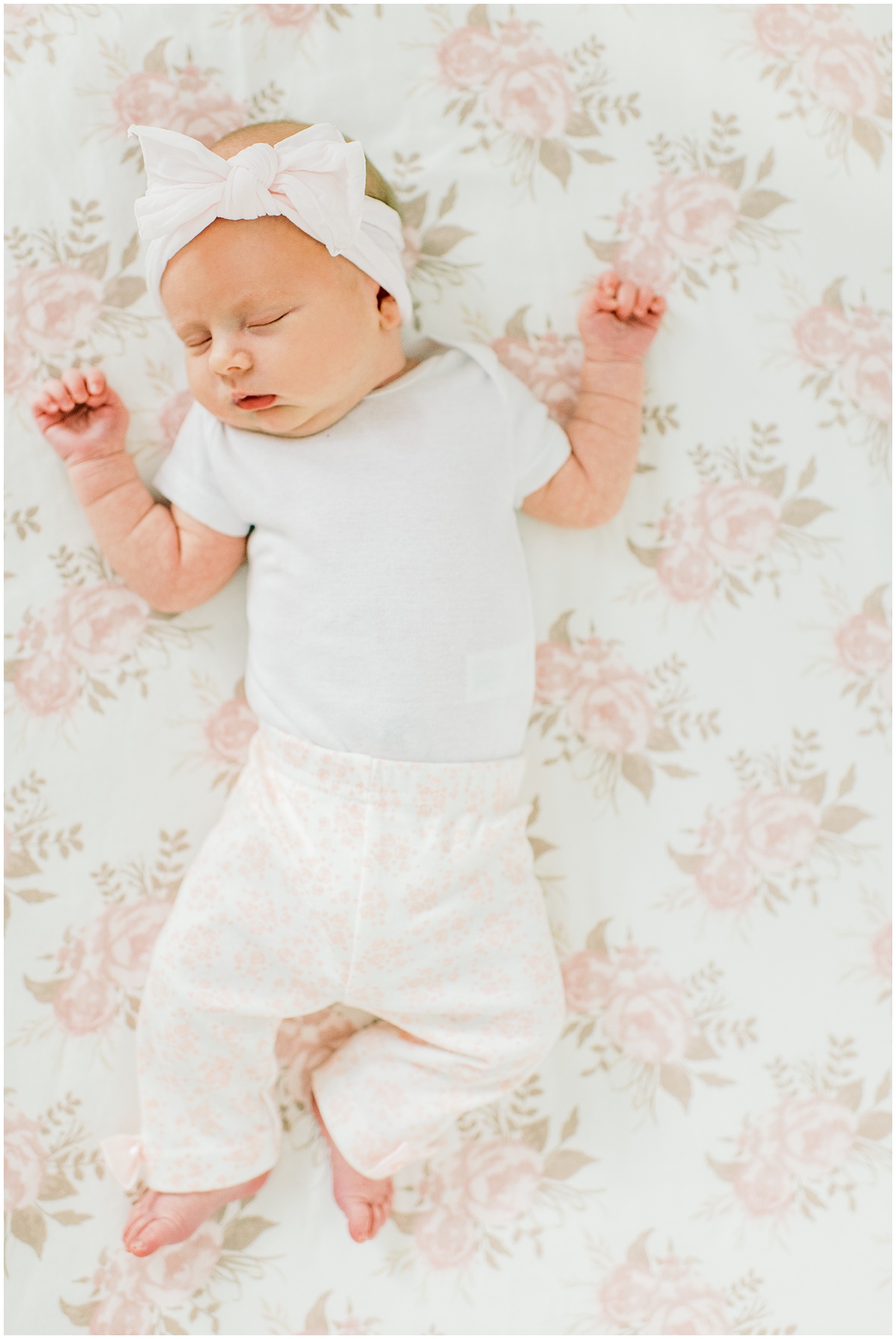 In home lifestyle newborn session
