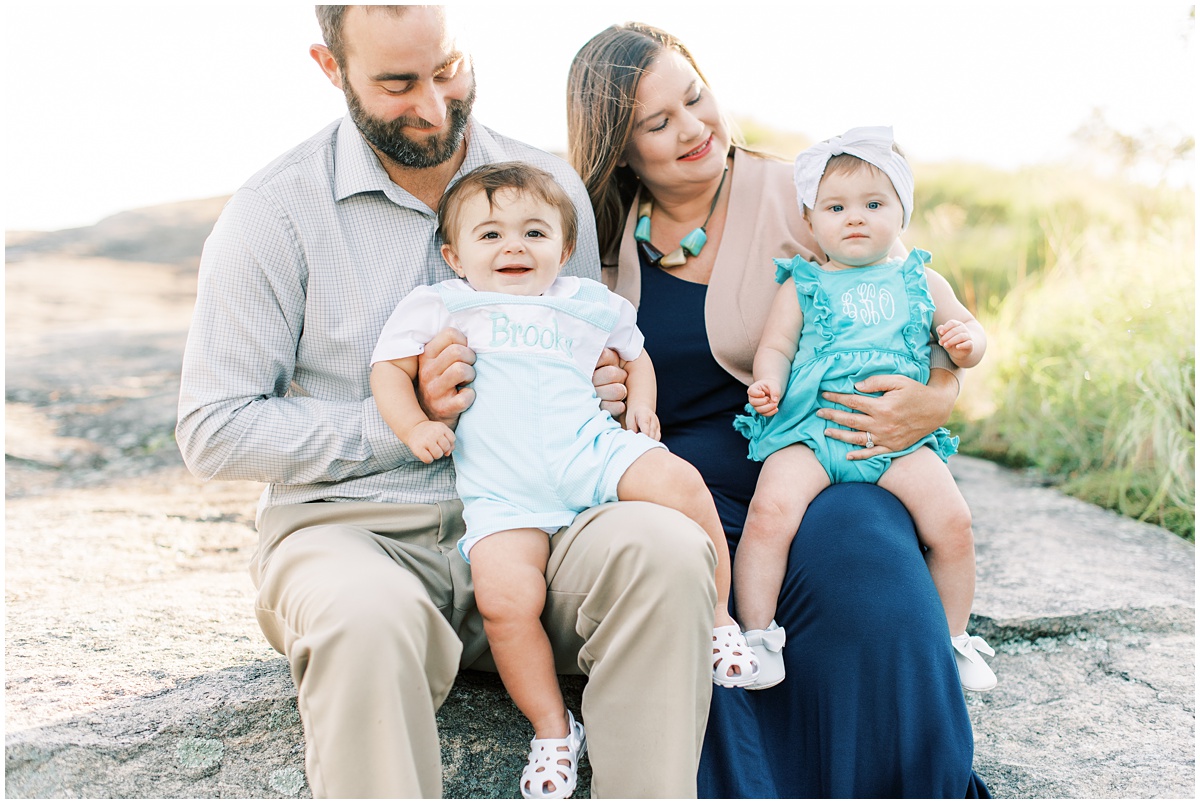 Cliffs family session at Glassy Mountain