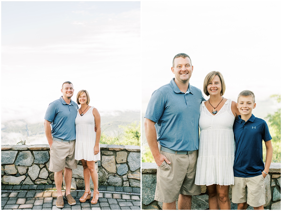 Mountain family photos at Glassy Mountain