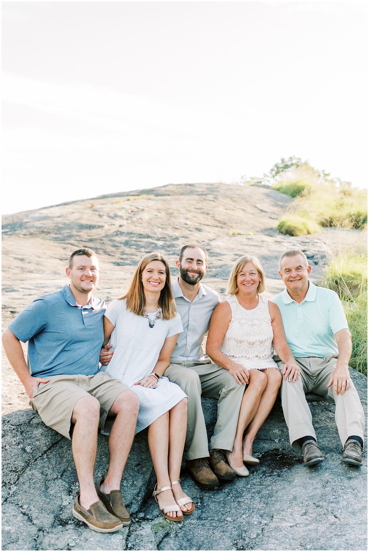 Cliffs family session at Glassy Mountain. Greenville, SC photographer.