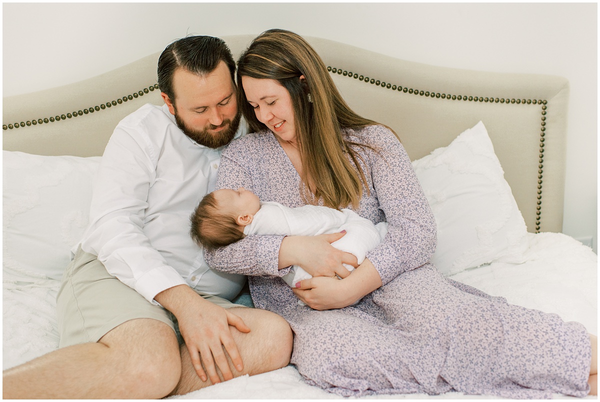 In home newborn session | Greenville, SC Newborn Photographer