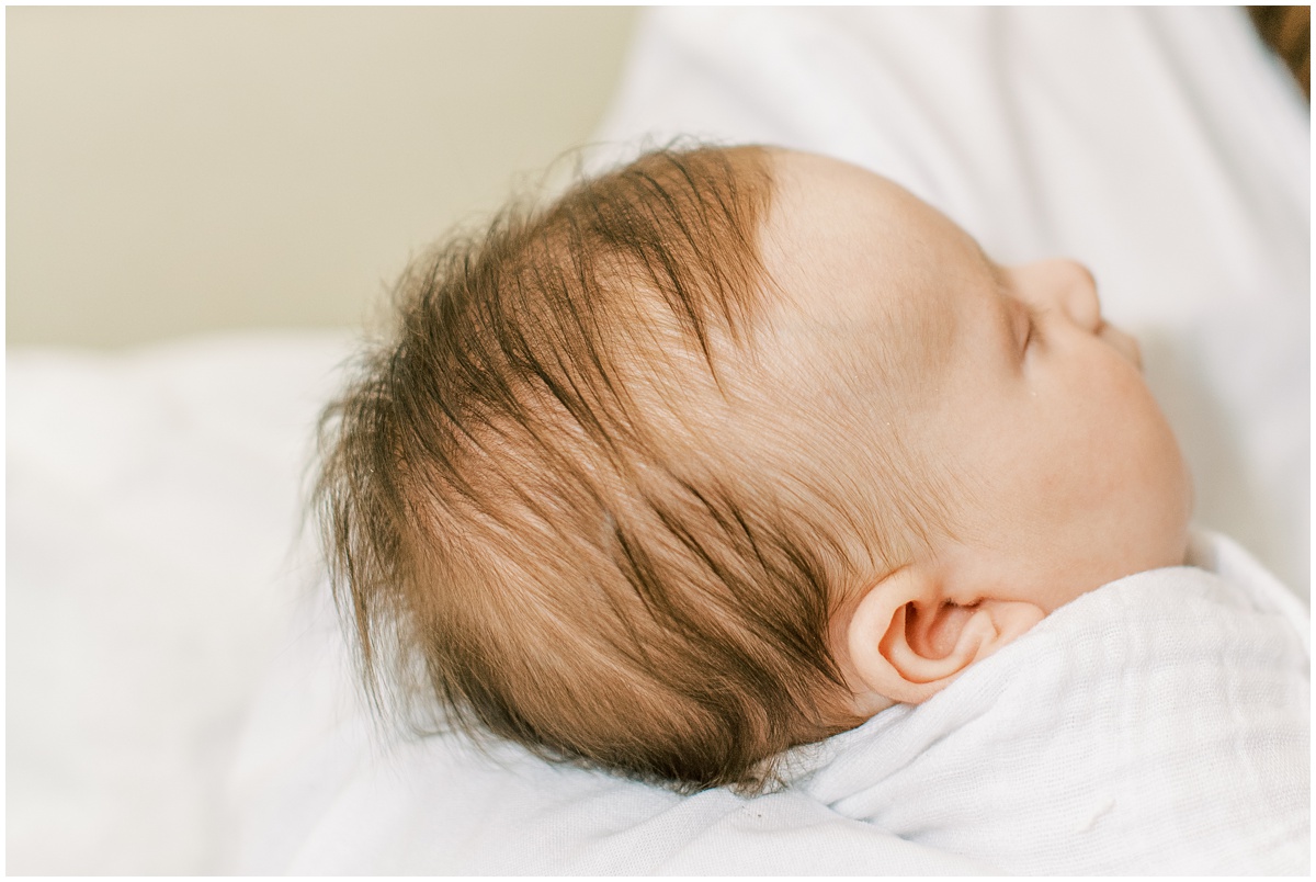 In home newborn session | Greenville, SC Newborn Photographer