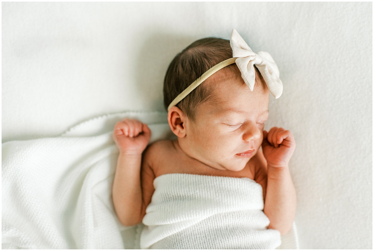 Greenville SC Lifestyle Newborn in home session