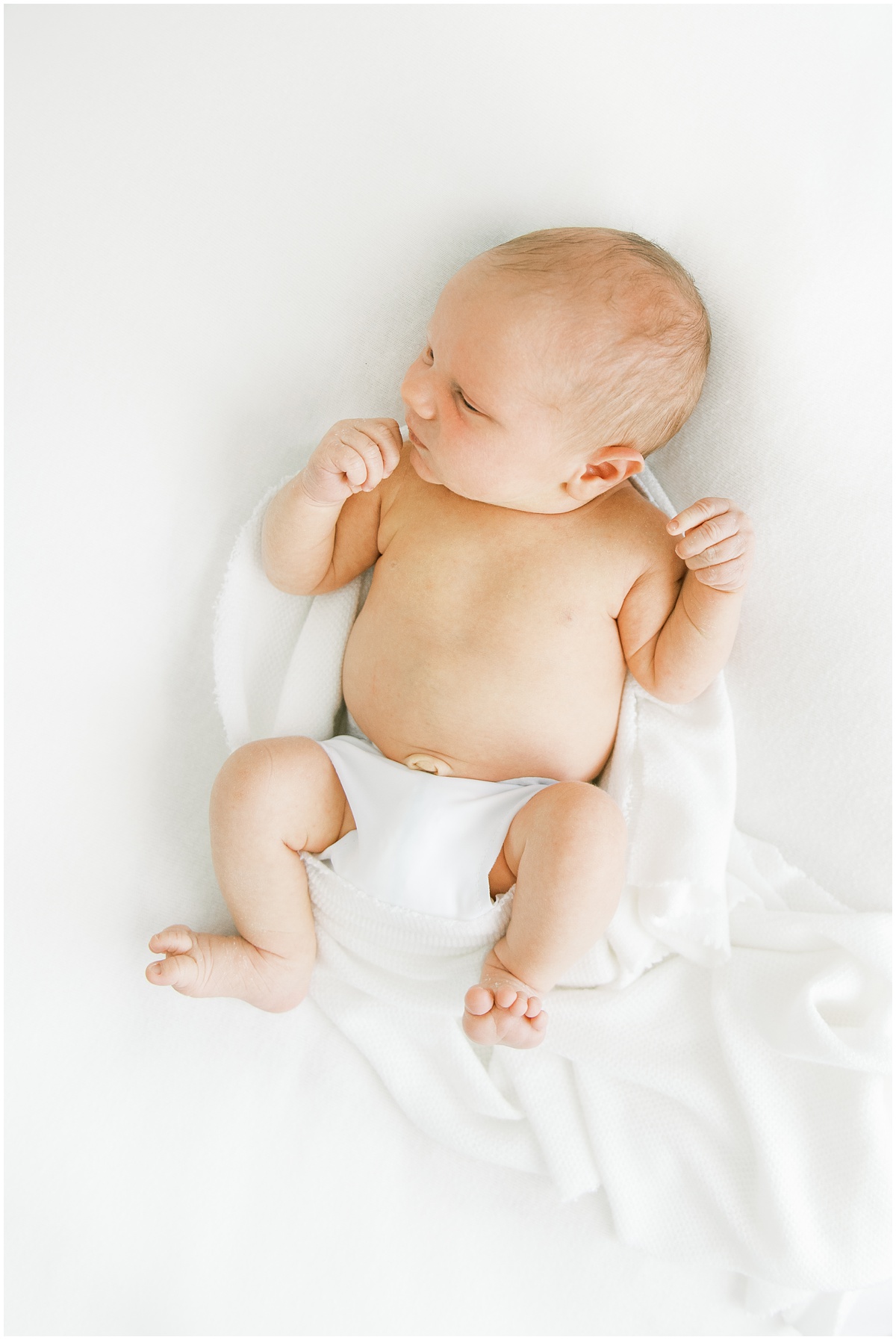 Greenville studio newborn photography