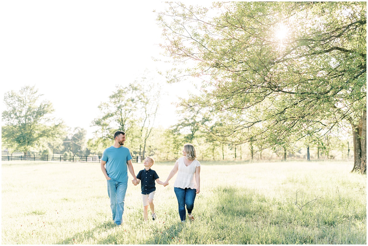 Greenville family photography session at Historic Hopkins Farm