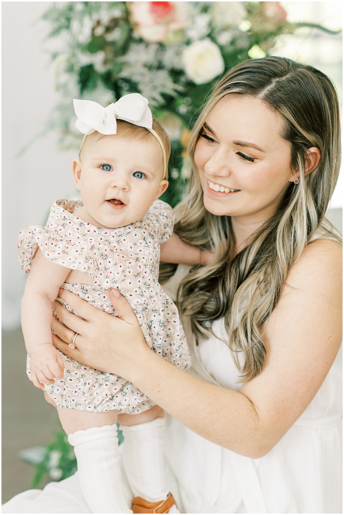 Mommy and me session, Greenville newborn photographer