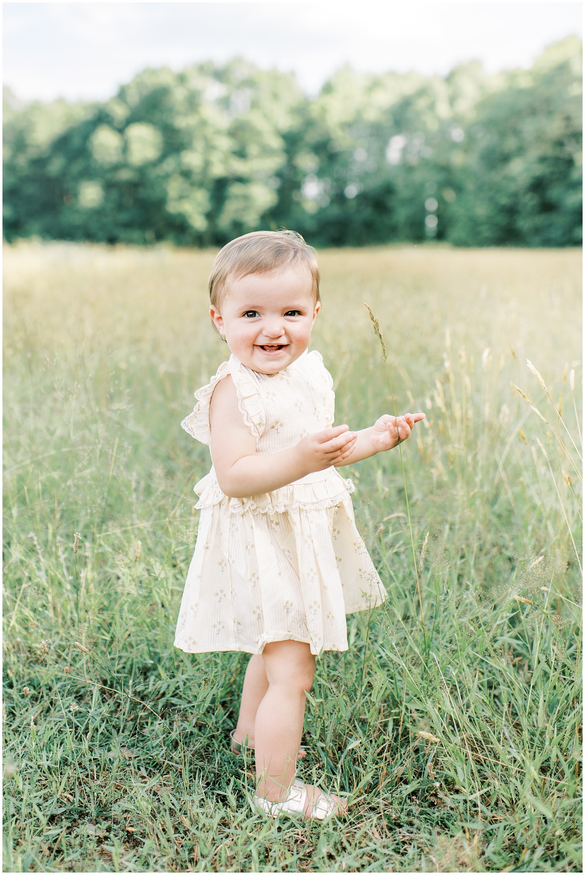 Greenville baby milestone photography