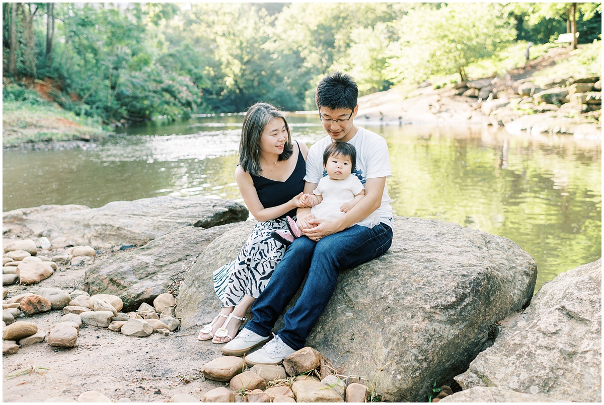 Downtown Greenville SC Milestone Baby Session