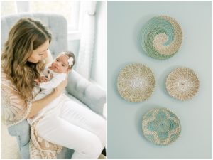 In Home Newborn Session, Greenville Photographer