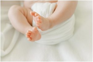 Fine art newborn photography, baby details