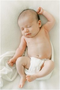 Newborn baby portrait, Greer SC photographer