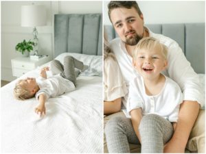 In home newborn photography, Greenville SC photographer
