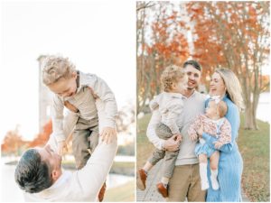Fall family session in Greenville.