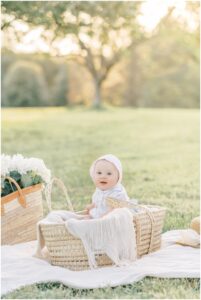 Luxury baby photographer in Greenville, SC.