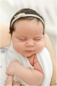 Upstate South Carolina newborn photographer.