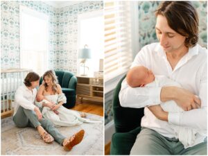 Greenville SC In Home Newborn Photography