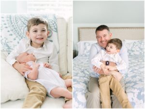 Upstate, South Carolina in-home newborn photographer.