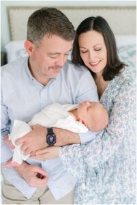 In-home newborn photography, Greer, SC.